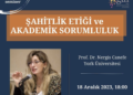 GAR Blog: “Şahitlik Etiği ve Akademik Sorumluluk” üzerine